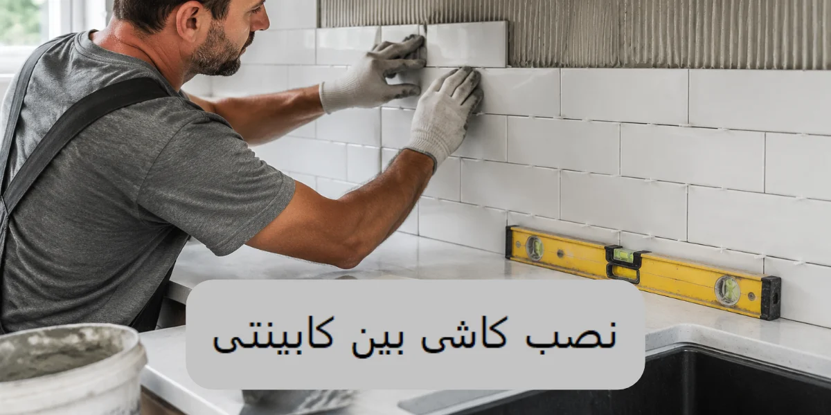 نصب کاشی بین کابینتی- الوینتو